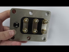 電気のないニッケル塗装接続端末ブロック オーダーメイドの電流と電圧設定