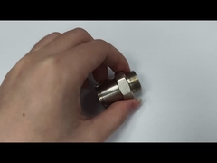 1/4-28 マウントスレッドサイズ 1x10 -9 Cc/sec の低漏れ率のヘルメティックシールコネクタ