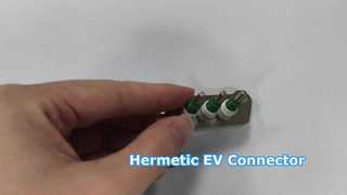 確実な充電を実現するハーメチックEVコネクタ