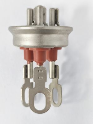 温度冷蔵庫コンプレッサー端末 4J28 ピン 200-400V 電気圧 効率化のためにニッケルで塗装