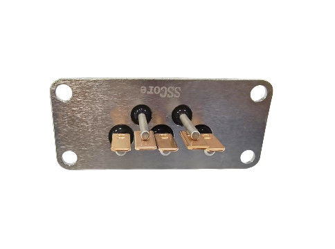 10 PINS コア 銅 プラテッド チン 密封式 端末 グラス セラミック メタル シンタリング で 製造 さ れ た ダブル 溶接 パッド
